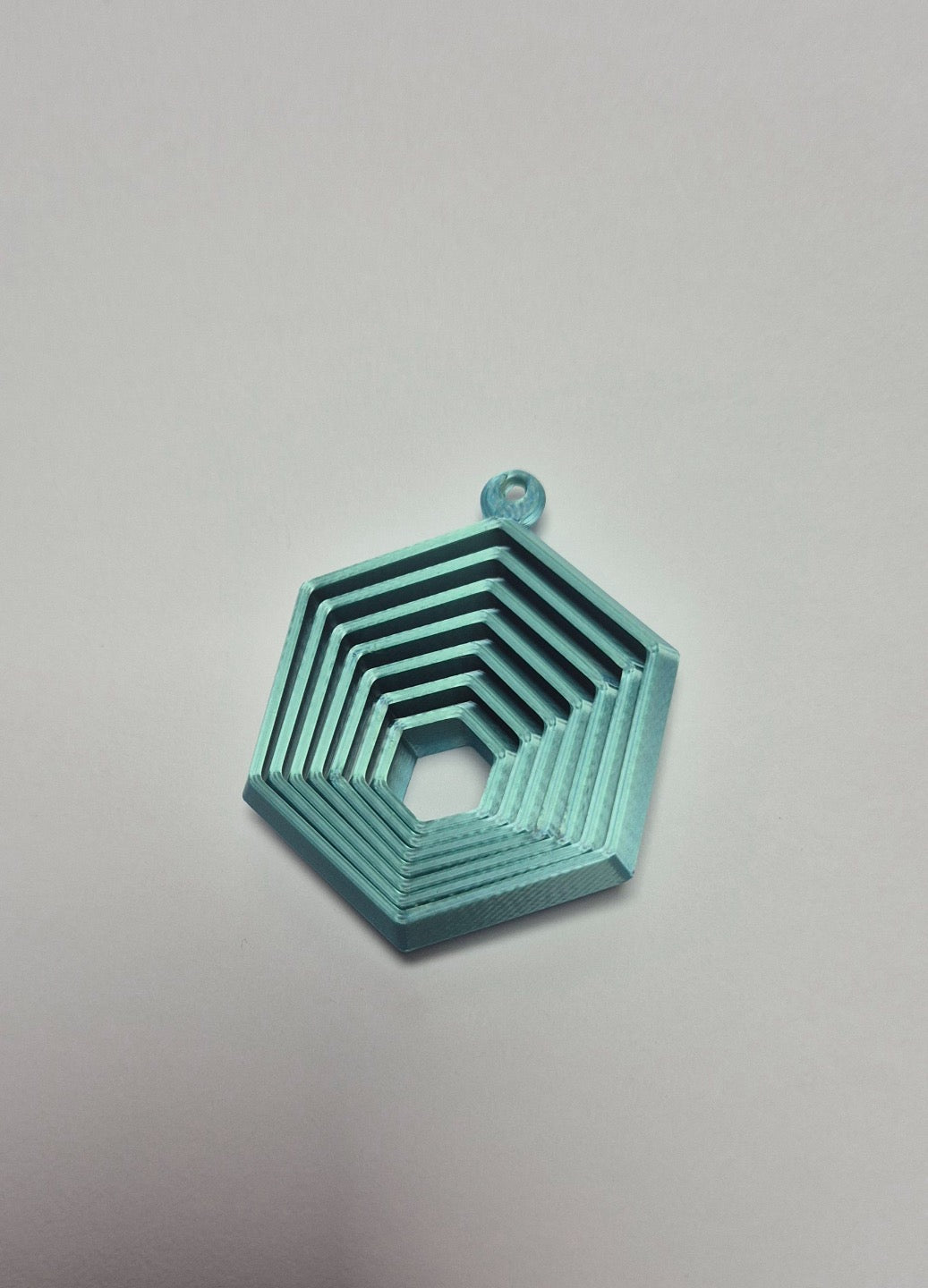 Hexagon Fidget Keychain