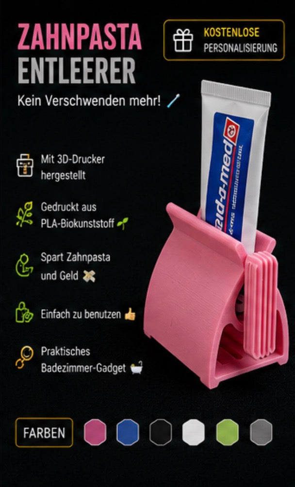 Zahnpasta Entleerer