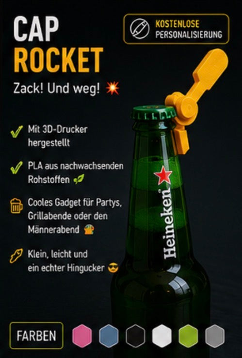 CapRocket (Kronkorken-Katapult)